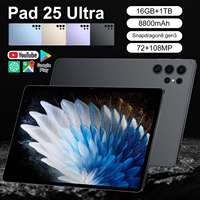 Tablet PC Pad 25 Ultra 11 Inci Octa Core 1.2GHz IPS Kapasitif Android 14.0 USB Type-C MTK 5G Profesional Bisnis 16GB