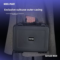 TEYUN Table de mixage audio professionnelle 8 canaux Console de musique tout-en-un avec amplificateur et 24 effets DSP Connectivité USB Bluetooth