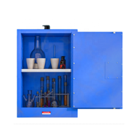 Armoire de sécurité pour bouteilles de gaz en acier galvanisé anti-explosion avec stockage de batteries, serrure à double/simple porte, certifiée CE
