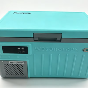 Réfrigérateur de voiture portable grand format Pasetyane 27 L. Modèle le plus vendu 12V/24V. Garantie d'un an. Pour voitures, camping-cars, camions, bateaux et voyages - Product Image 1