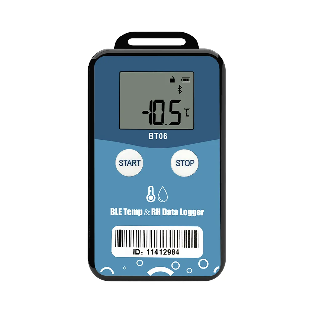 Tzone BT06 BLE 5.0 bluetooth real-time temperature and humidity data logger with IP65 waterproof