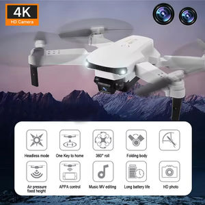 Mini-drones pliables professionnels à succès avec caméra 480P, quadricoptères WIFI longue portée E88 <span class=keywords><strong>Pro</strong></span>, jouet drone RC avec GPS - Product Image 4