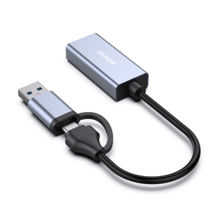 Video Capture Card for to USB-A/USB-<strong>C</strong> Full HD 1080P with PVC Jacket and Foil <strong>Shielding</strong> Stock - Product Image 3