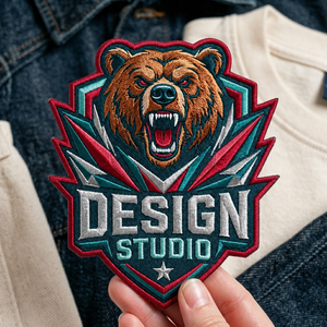En gros, patchs brodés thermocollants personnalisés en chenille, motifs animaux et lettres, motif tigre, pour vêtements, vestes et jeans - Product Image 1