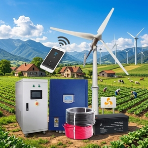 เครื่องกำเนิดไฟฟ้าพลังงานลม 5000W 5kw 20KW 10000w แอพพลิเคชั่น Eolian หรือที่เรียกว่าชุดอุปกรณ์ครบชุด 10kw - Product Image 1