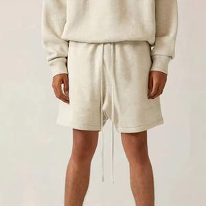 กางเกงขาสั้นลำลองผ้าฝ้ายแท้ 100% ปรับแต่งโลโก้ได้, กางเกงขาสั้นออกกำลังกาย วิ่ง ฟิตเนส, กางเกงขาสั้นลำลองระบายอากาศสำหรับผู้ชาย - Product Image 2