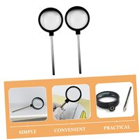 Lentille convexe, lentille grossissante convexe, grand kit de loupe, lentille en verre optique pour l'enseignement de la physique