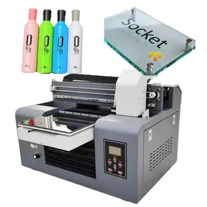 CO-WIN Small Mini UV Printer A2 A3 A4 Size Inkjet Flatbed Printer Emboss for Printing Machine Glass Golf Ball ID Card Acrylic