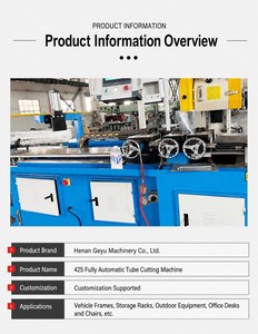 Manual Pipe Cutting Machine with Pneumatic Vise for Round Square Metal Tube Semi-auto Circular <b>Saw</b> - Product Image 6