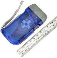 Manivelle portative appuyant sur la lampe de poche de puissance Mini poussée sur la lampe de poche d'urgence pour la maison extérieure