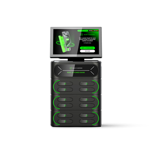Station de recharge de téléphones à 12 emplacements, partage de batteries externes, chargeur automatique professionnel, affichage LED, sortie 60W, ABS+Métal ignifuge - Product Image 2