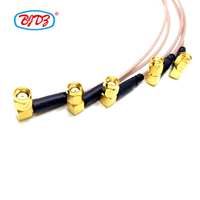 Cable coaxial RG316 con conector SMA macho a N hembra, conector de pazo con tuerca, cable de puente RF para antena de radio, 15 cm