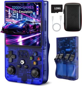 Console de jeu portable, écran 4 pouces 720x720, 64 Go, WiFi, prise en charge de 2 joueurs, 10 000 jeux intégrés, batterie 3000 mAh - Product Image 1