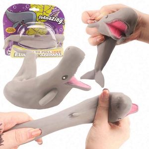 Juguetes Mochi Squishy Ecológicos para Niños 2024, Delfín, Tiburón, Ballena, Cubo, Alivio del Estrés, Sensoriales, Suaves, Material TPR y PU - Product Image 2