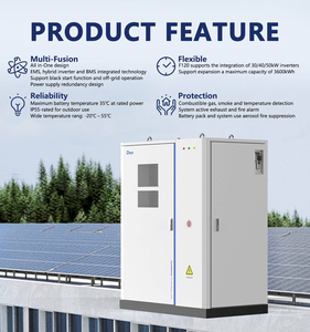 Deye <strong>GE</strong>-F120-2H2 BESS Outdoor Cabinet 120Kwh 3600kwh ESS High Voltage Ip55 Lithium Lifepo4 <strong>Battery</strong> with 10 Years Warranty - Product Image 6