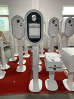 2026 New Portable Selfie iPad Photobooth With Ring Light Professional Photo Booth for Weddings Events with Flight Case