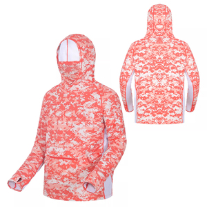 Sudadera con Capucha de Pesca Unisex, Impermeable, Transpirable, Estampada, Personalizada, 100% Poliéster, Nuevo Diseño, UPF 35, Alta Calidad - Product Image 1