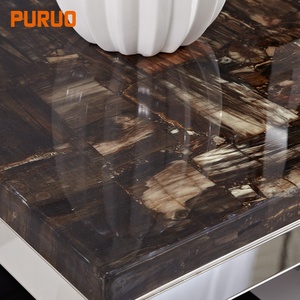 Furniture Living Room Luxury Marble Desk Top <strong>TV</strong> <strong>Stand</strong> Cabinet with Show <strong>case</strong> - Product Image 6