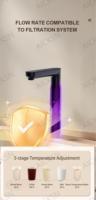 Robinet UV et de chauffage Moniteur TDS Charbon actif manuel à usage domestique avec sélection du volume et de la température