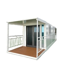Offres Spéciales : Maison Conteneur Modulaire Pliable de 20 pieds, Maison Conteneur Compacte Pliable pour Camping, Bureau Conteneur Personnalisable