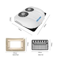 TRYLEN Vente en gros Nouveau climatiseur de toit 24V DC 12V à compresseur scroll 7500-9000 BTU pour camion