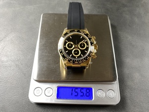 Reloj Mecánico de Lujo de la Mejor Calidad, 40 mm, Fábrica QF, 126519, Acero 904L, Movimiento 4131, Peso 155 g, Cronógrafo, Oro Negro Panda - Product Image 2