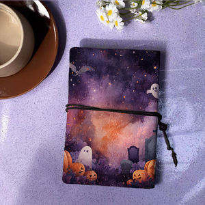 Cahier de travail A6 fabriqué à la main Cadeau élégant pour les membres de l'équipe de débat Idéal pour les notes d'argument et la compétition PrepPumpkins <span class=keywords><strong>Ghos</strong></span> - Product Image 3