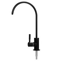 Robinet de cuisine avec filtre pour eau potable, monocommande, douchette latérale, installation monotrou, en acier inoxydable, design contemporain
