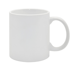11oz Heart Shaped White Sublimation Coated Ceramic Mug with Aluminum IMAGE ART Brand for Promotional Activities