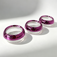 Bocaux à capsules violets de 50g avec couvercle à vis, pots de rangement cosmétiques vides pour safran, pilulier en gros