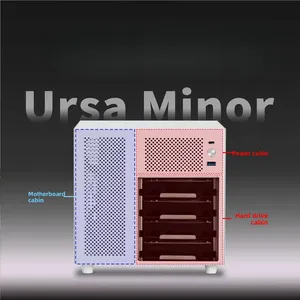 Kompakt Ev Sunucusu Kasası 4 HDD Hot Swap <span class=keywords><strong>Mini</strong></span> <span class=keywords><strong>ITX</strong></span> Depolama Şasisi SATA Backplane ve <span class=keywords><strong>SFX</strong></span> <span class=keywords><strong>PSU</strong></span> Desteği ile - Product Image 3