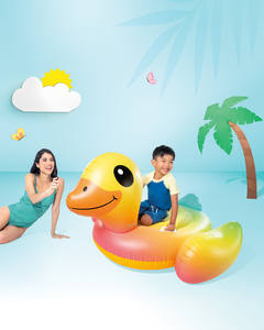 <span class=keywords><strong>INTEX</strong></span> 57556 Jouets sportifs d'intérieur personnalisables, canard jaune gonflable en PVC, <span class=keywords><strong>parc</strong></span> <span class=keywords><strong>aquatique</strong></span> gonflable pour les occasions en mer, <span class=keywords><strong>parc</strong></span> - Product Image 5