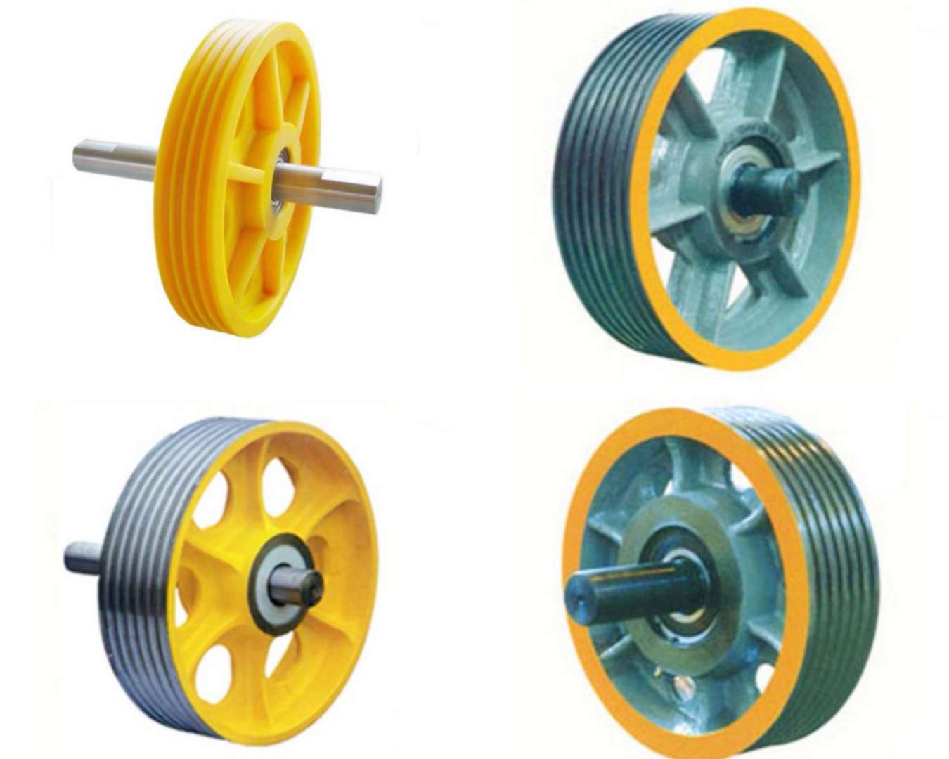 Elevator Lift Cast Iron Traction Pully Safty Deflector Sheave for Sale