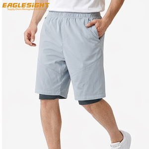 <span class=keywords><strong>Pantaloncini</strong></span> Sportivi <span class=keywords><strong>2</strong></span>-<span class=keywords><strong>in</strong></span>-<span class=keywords><strong>1</strong></span> da <span class=keywords><strong>Uomo</strong></span> <span class=keywords><strong>in</strong></span> Nylon Elastan con Fodera <span class=keywords><strong>in</strong></span> Rete Merino, Fornitura OEM, 90% Nylon Esterno, 50% Lana Merino Interna - Product Image 4