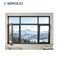 Ventanas de Aluminio de Alta Calidad con Certificación NFRC, Abatibles y Giratorias, y Fijas, con Triple Cristal de Baja Emisividad para Viviendas