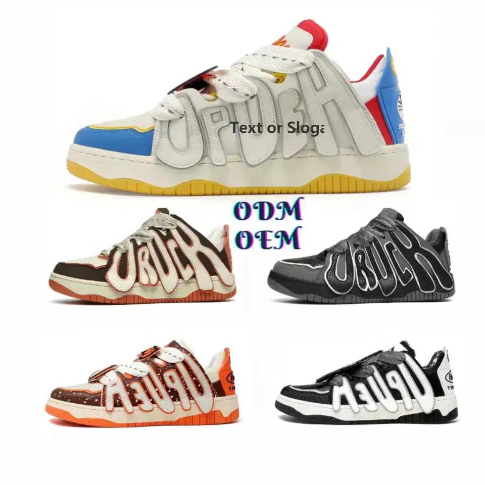 Hot OEM ODM High Quality Original Custom Track Dunks Sneakers Basketball Shoes High Top Leather Shoes Men Skateboard Shoes