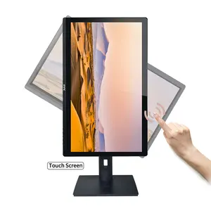 Hot Selling Wall Mount 18.5 Inch Capacitive Touch Screen Monitor 24 27 Inch touch screen lcd monitor high brightness monitor