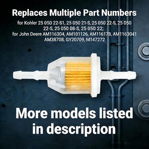 Nuevo Kit de Filtro de Combustible en Línea Diésel de 3*105mm, Filtro de Gasolina para Calefactor de RV (Eberspacher 2KW 5KW), Accesorios para Automóviles - Product Image 3