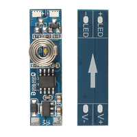 GREESON DC12V 4A 48W LED Dimming Control Spring Touch Switch Modul Sensor Sentuh Kapasitif untuk Lampu Kabinet