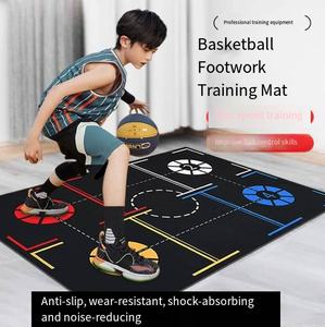 Tapete de Gimnasia para Niños, de PVC, Resistente al Agua, Duradero, de 9 mm de Grosor, Antideslizante, con Reducción de Ruido, para Entrenamiento de Baloncesto - Product Image 4