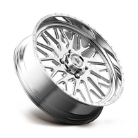 Jantes forgées UTV de 20, 22 et 24 pouces, polies, multi-branches, 4x137, 4x156 pour Polaris RZR Maverick X3, style léger et luxueux