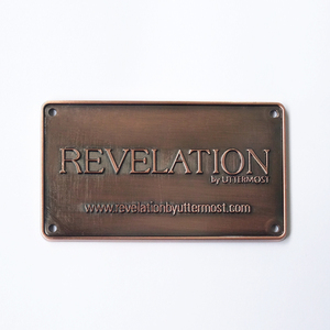 Chất lượng cao nhà sản xuất thiết kế túi xách phụ kiện kim loại nhãn name tag Custom made kim loại tấm Logo - Product Image 5