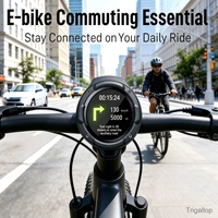 Compteur de vélo étanche OLED 1,43 pouces RC10 ABS pour l'affichage cycliste, idéal pour les achats en gros