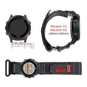 แถบยุทธวิธีกีฬาสำหรับผู้บุกเบิกสายไนลอนสำหรับ6X Fenix7X <span class=keywords><strong>Garmin</strong></span> Pro 5X PLUS 7 6 6Pro 26มม. 22มม. - Product Image 5