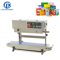 FR900 Petite machine verticale continue à sceller les sachets debout Machine à sceller les sachets en aluminium Sac en plastique Film thermocollant avec support