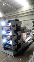 Machine d'impression d'étiquettes flexo avec découpe automatique en ligne 3 couleurs ZBRY-450 pour étiquettes autocollantes, sacs en papier et impression de cartes