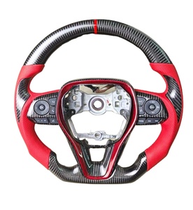 Volant en Fiber <span class=keywords><strong>de</strong></span> carbone personnalisé <span class=keywords><strong>de</strong></span> haute qualité pour <span class=keywords><strong>Toyota</strong></span> Camry Avalon Corolla Prius <span class=keywords><strong>Yaris</strong></span> CHR RAV4 Highlander - Product Image 1
