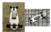 Planche à roulettes électrique 2025 à 4 roues, prix abordable, moteur moyeu 600W*2, vitesse élevée 45km/h, capacité de charge 150kg