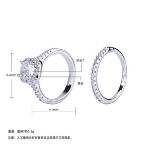Platinum Plated Zircon Stackled Shiny Cubic Zirconia Stacked <b>Ring</b> Open <b>Adjustable</b> <b>Ring</b> Women Wedding Jewelry Index Finger <b>Ring</b> - Product Image 5