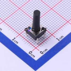 UK-B0202-G15-160 Tactile Switch Through hole-4P,6x6mm Switch Single Pole Single Throw Round Button 1.6N Through Hole - Product Image 1